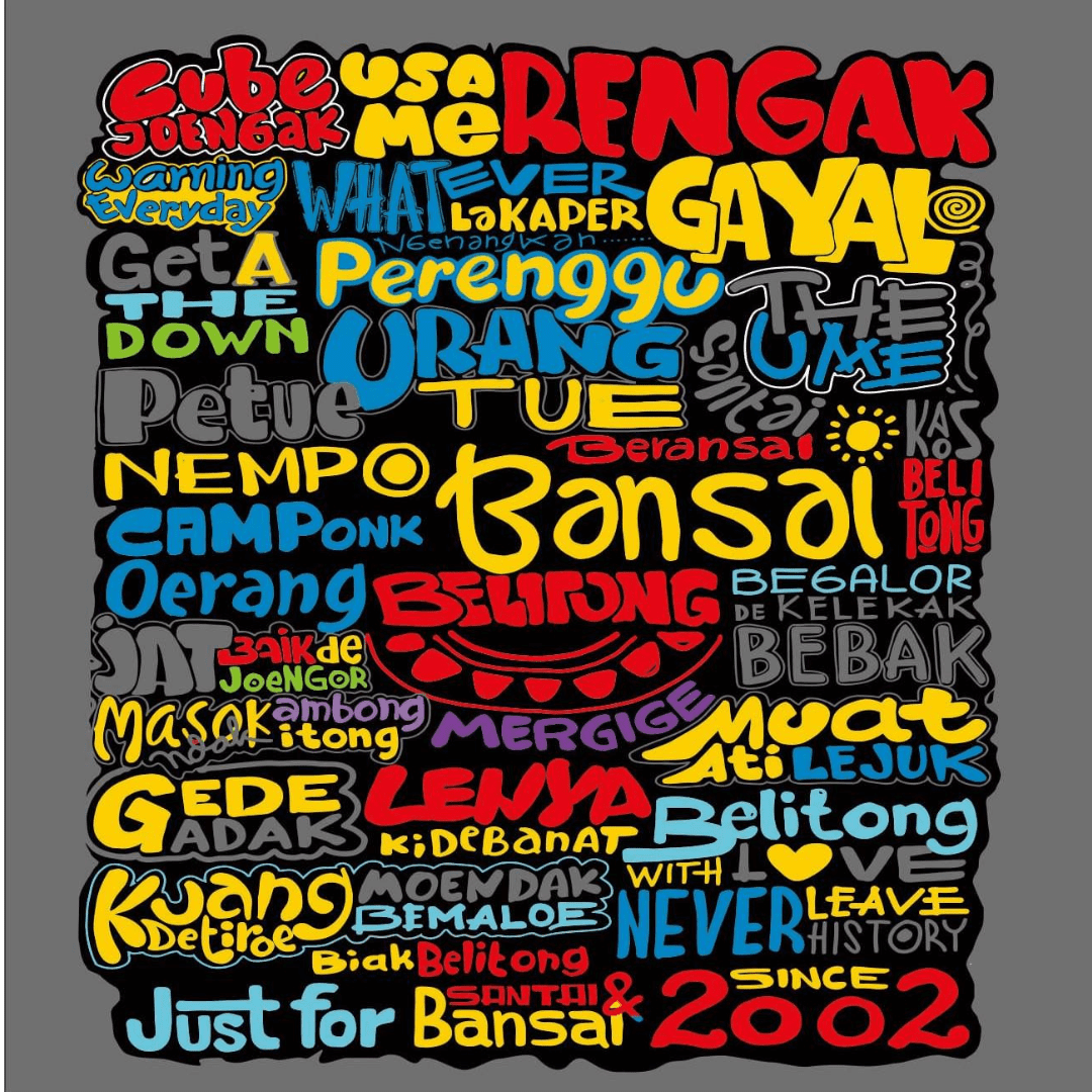 Bansai Kaos Khas Belitung Ade Certia